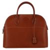 Hermès  Bolide 35 cm handbag  in brown Barenia leather - Detail D2 thumbnail