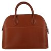 Hermès  Bolide 35 cm handbag  in brown Barenia leather - Detail D7 thumbnail