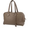 Bolso de mano Hermès  Victoria en cuero togo marrón etoupe - 00pp thumbnail