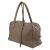Bolso de mano Hermès  Victoria en cuero togo marrón etoupe - Detail D3 thumbnail