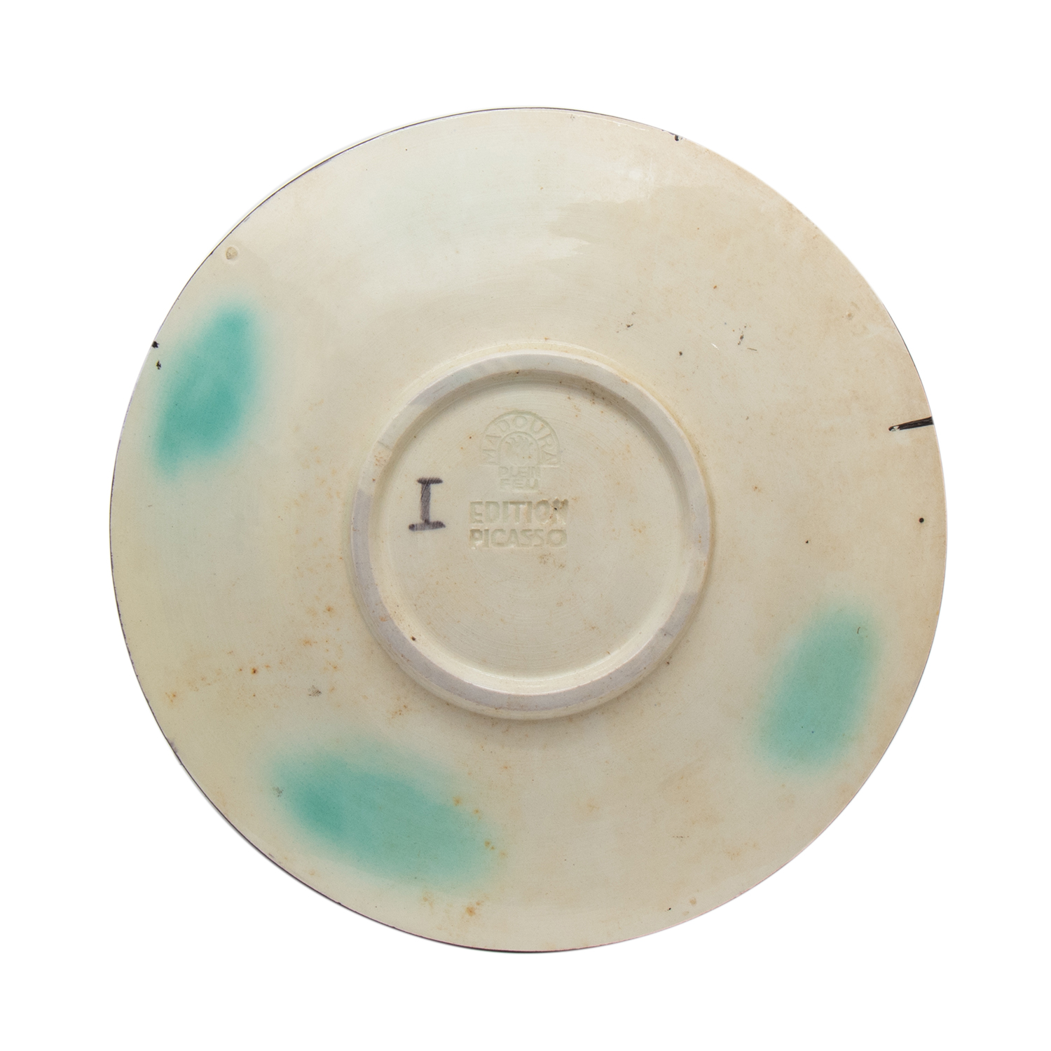 Pablo Picasso (1881-1973), Service Visage Noir, Plate I - 1948 (A.R. 44) - Detail D3