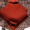 Bolso de mano Louis Vuitton  Ribera en lona a cuadros ébano y cuero marrón - Detail D8 thumbnail