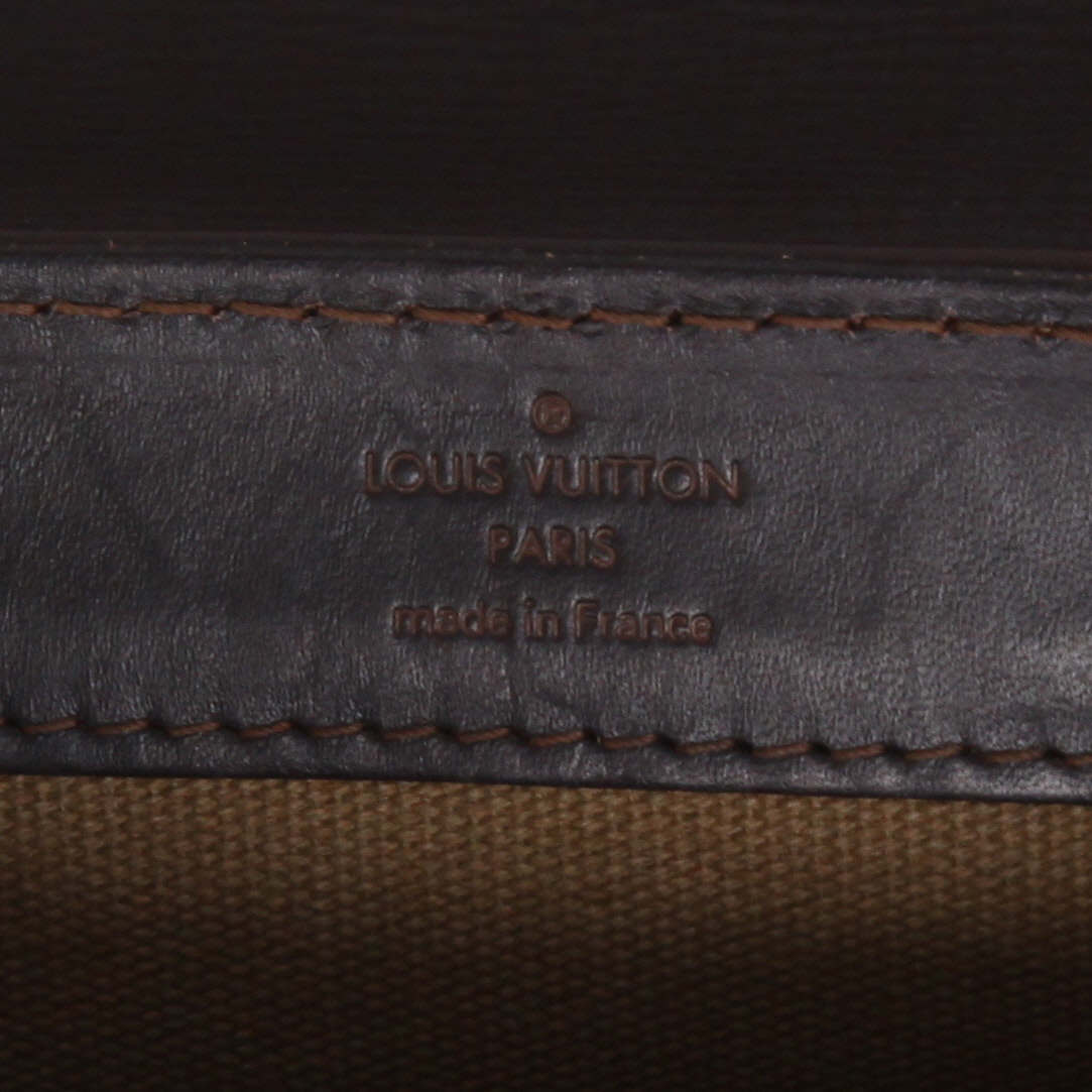 Bolso bandolera Louis Vuitton   en cuero marrón - Detail D9