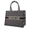 Dior  Book Tote shopping bag  in blue and beige monogram canvas Oblique - 00pp thumbnail