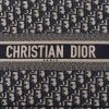 Dior  Book Tote shopping bag  in blue and beige monogram canvas Oblique - Detail D1 thumbnail