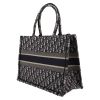 Dior  Book Tote shopping bag  in blue and beige monogram canvas Oblique - Detail D5 thumbnail