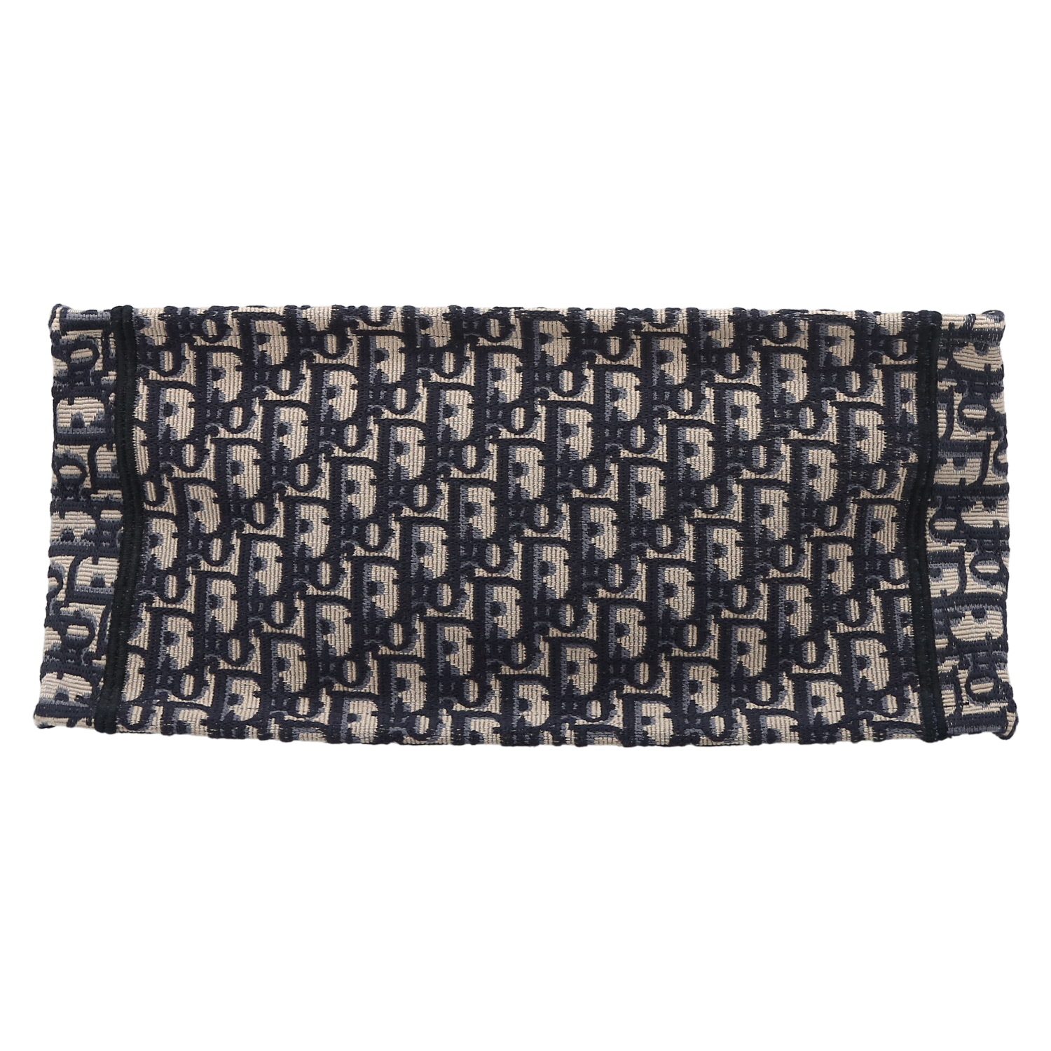 Shopping bag Dior  Book Tote in tessuto a monogramma Oblique blu e beige - Detail D4