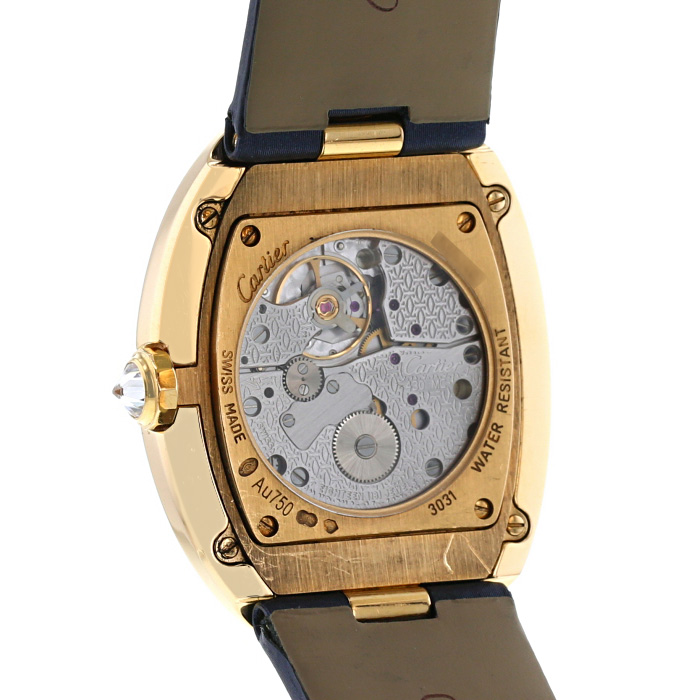 Orologio Cartier Baignoire XL in oro giallo Ref : 3031 Circa 2010 - Detail D3