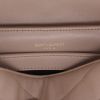 Saint Laurent  Toy Loulou shoulder bag  in beige chevron quilted leather - Detail D9 thumbnail
