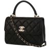 Chanel  Trendy CC handbag  in black quilted leather - 00pp thumbnail