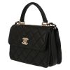 Chanel  Trendy CC handbag  in black quilted leather - Detail D3 thumbnail