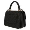 Chanel  Trendy CC handbag  in black quilted leather - Detail D5 thumbnail