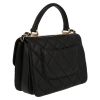 Chanel  Trendy CC handbag  in black quilted leather - Detail D6 thumbnail