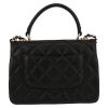 Chanel  Trendy CC handbag  in black quilted leather - Detail D7 thumbnail