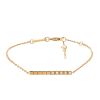 Chopard Ice Cube bracelet in yellow gold and diamonds - 00pp thumbnail