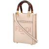 Fendi  Sunshine mini  handbag  in pink leather - 00pp thumbnail
