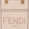 Fendi  Sunshine mini  handbag  in pink leather - Detail D1 thumbnail