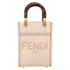 Fendi  Sunshine mini  handbag  in pink leather - Detail D2 thumbnail