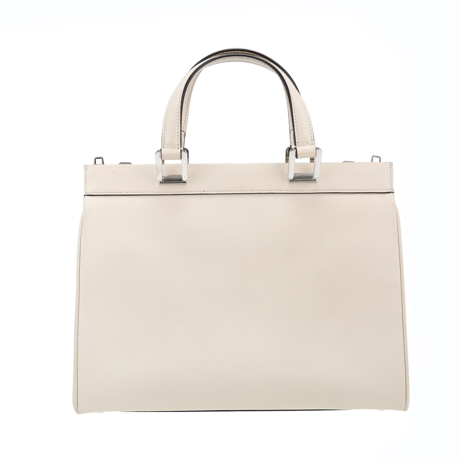 Gucci Zumi shoulder bag in white leather - Detail D7