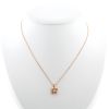 Bulgari Fiorever necklace in pink gold and diamond - 360 thumbnail
