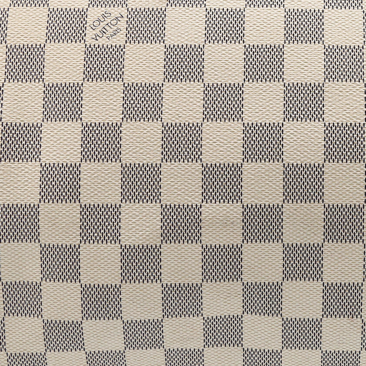 Bolso de mano Louis Vuitton  Speedy 30 en lona a cuadros azul celeste y cuero natural - Detail D1