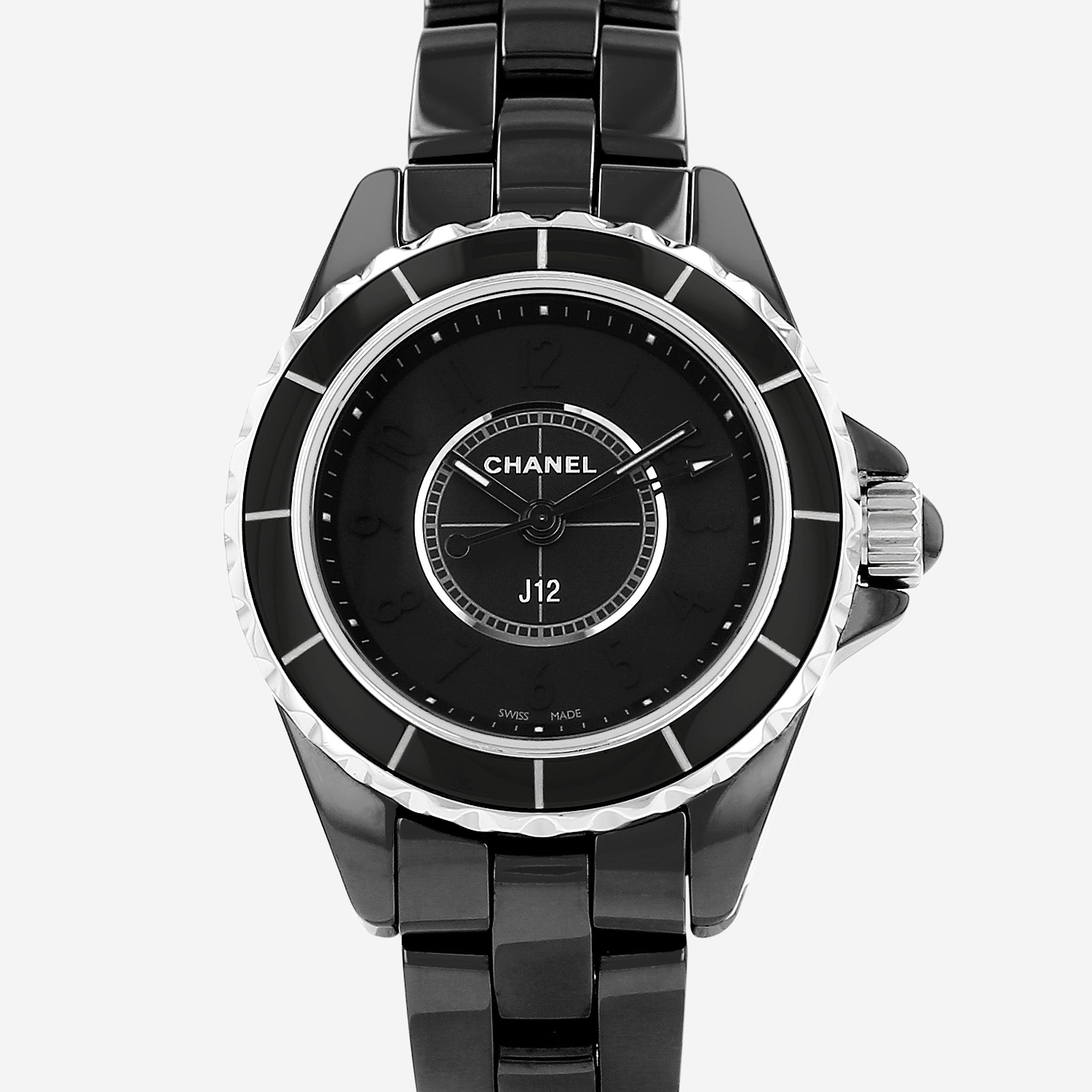 Chanel J12 Phantom in ceramic and stainless steel Ref: Chanel - H4196 Circa 2010