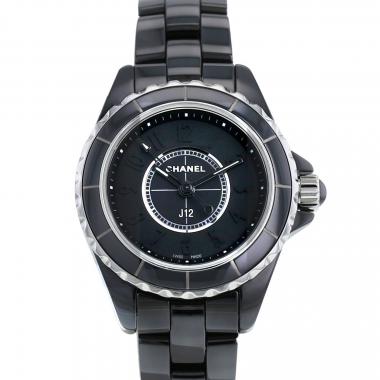 Reloj Chanel J12 Phantom de cerámica y acero Ref: Chanel - H4196  Circa 2010