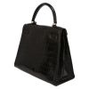 Sac à main Hermès  Kelly 28 cm en crocodile porosus noir - Detail D5 thumbnail