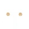 Dior Rose Dior Couture small model earrings in pink gold and diamonds - 00pp thumbnail