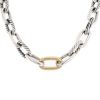 David Yurman Madison necklace in silver and yellow gold - 00pp thumbnail