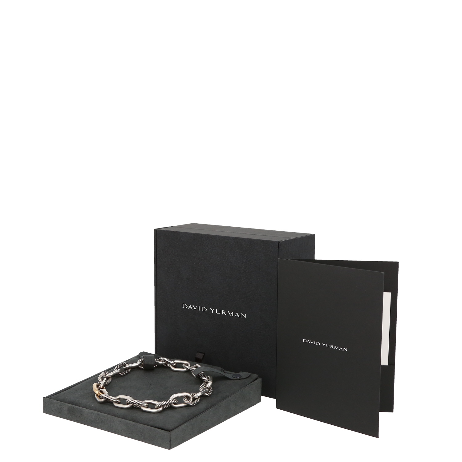 Collana David Yurman Madison in argento e oro giallo - Detail D2