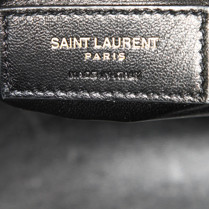 Sac à main Saint Laurent  Enveloppe en python vert - Detail D4
