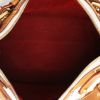 Louis Vuitton  Greta handbag  in white monogram canvas  and natural leather - Detail D8 thumbnail