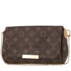 Louis Vuitton  Favorite shoulder bag  in brown monogram canvas  and natural leather - 00pp thumbnail