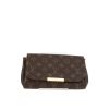 Bolso para llevar al hombro Louis Vuitton  Favorite en lona Monogram revestida marrón y cuero natural - 360 thumbnail
