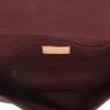 Borsa a spalla Louis Vuitton  Favorite in tela monogram cerata marrone e pelle naturale - Detail D3 thumbnail