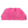 Bottega Veneta  Pouch handbag/clutch  in pink terry fabric - Detail D7 thumbnail