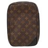 Louis Vuitton   shoulder bag  monogram canvas  and black leather - Detail D2 thumbnail