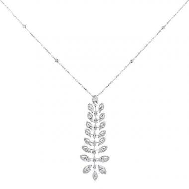 Messika Diamond Catcher necklace in white gold and diamonds