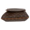 Bolso bandolera Louis Vuitton  Musette Salsa en lona Monogram marrón y cuero natural - Detail D4 thumbnail