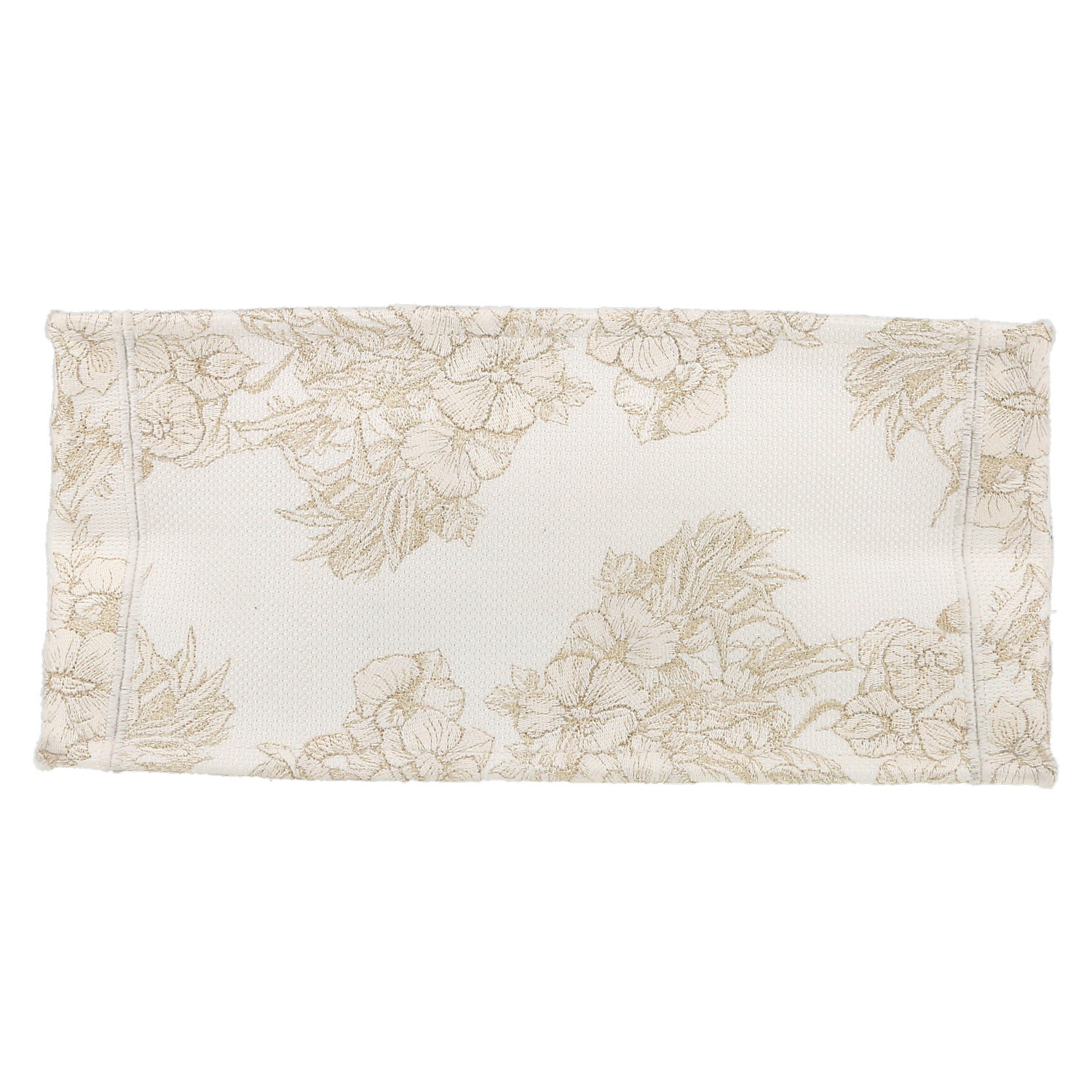 Sac cabas Dior  Book Tote en toile blanche et beige - Detail D4