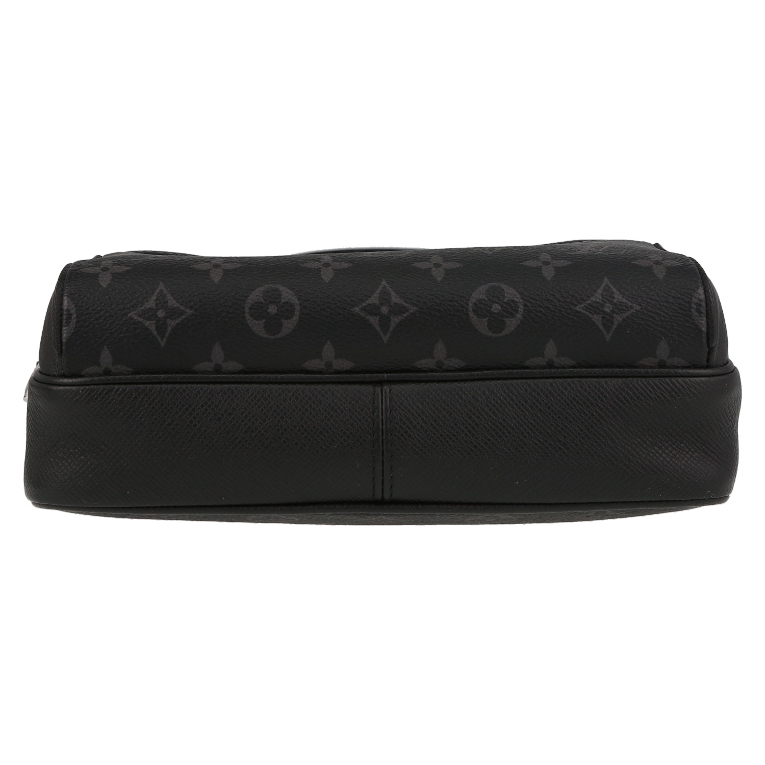 Louis Vuitton  Messenger shoulder bag  damier graphite canvas  and black leather - Detail D4