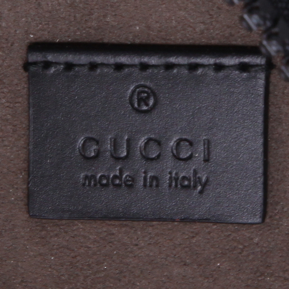 Gucci   backpack  in beige logo canvas  and black leather - Detail D9