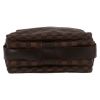 Louis Vuitton  Naviglio shoulder bag  in ebene damier canvas  and brown leather - Detail D4 thumbnail