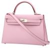 Sac à main Hermès  Kelly 20 cm en cuir epsom Mauve Sylvestre - 00pp thumbnail