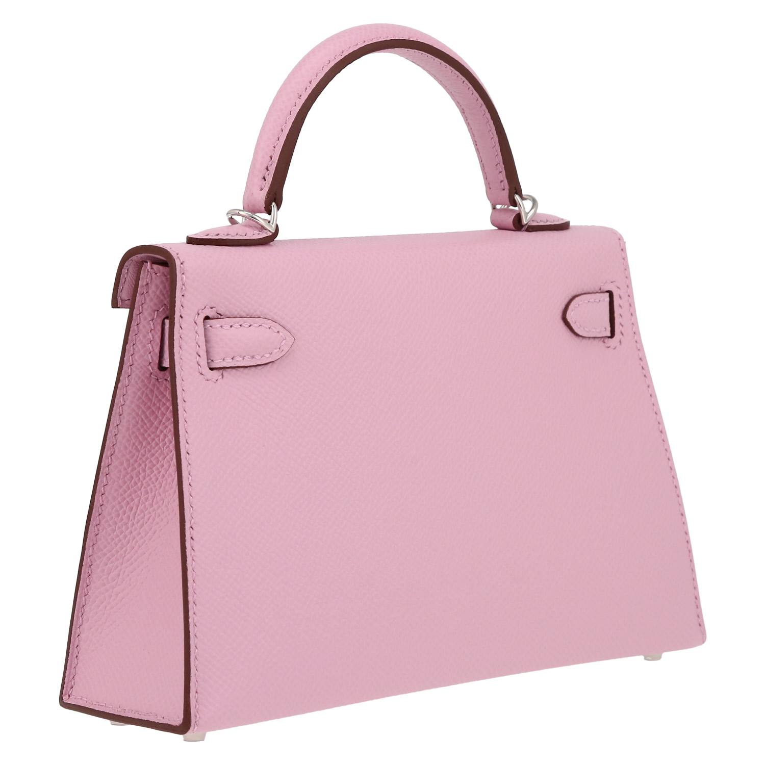 Sac à main Hermès  Kelly 20 cm en cuir epsom Mauve Sylvestre - Detail D6