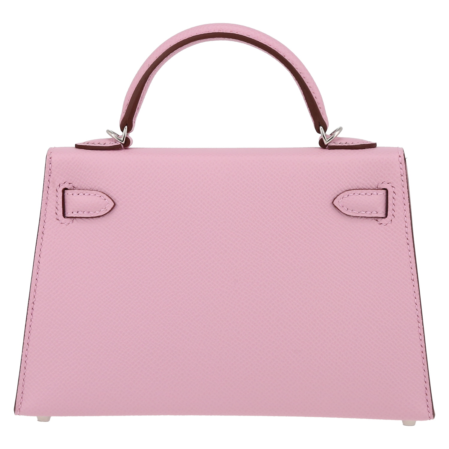 Hermès  Kelly 20 cm handbag  in Mauve Sylvestre epsom leather - Detail D7