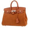 Borsa Hermès  Birkin 25 Grizzly in pelle di vitello doblis gold e pelle Swift gold - 00pp thumbnail