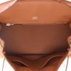 Bolso de mano Hermès  Birkin Grizzly 25 en cuero de ternero doblis color oro y cuero swift color oro - Detail D3 thumbnail