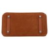 Hermès  Birkin 25 cm Grizzly handbag  in gold doblis calfskin  and gold Swift leather - Detail D4 thumbnail
